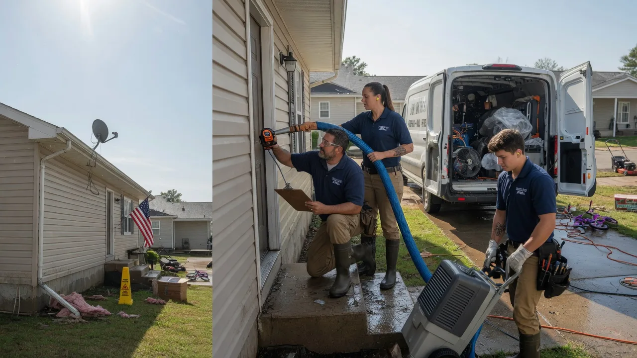 Ceiling Water Damage Restoration in Gravelly, AR near me